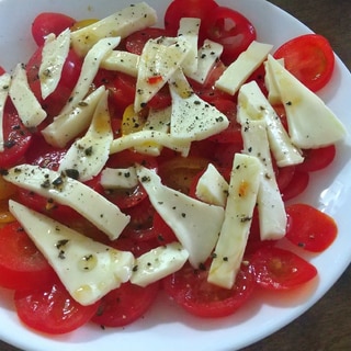 簡単 トマトとチーズのサラダ